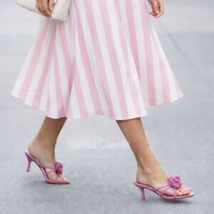 Dolce Vita Zelly Pink Strappy Mule-Style Sandals | Size 8 New With Box